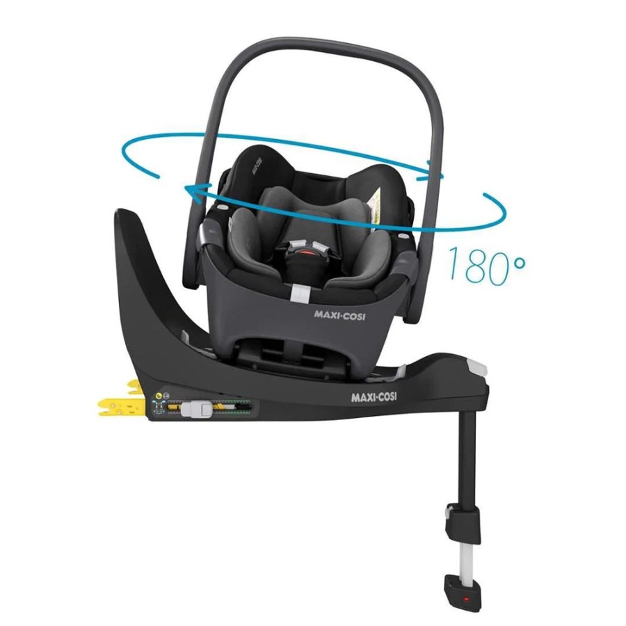 Prams & Pushchairs Millie & Ralph | Maxi-Cosi Pebble 360 I-Size Car Seat - Essential Black