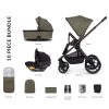 Prams & Pushchairs Venicci | Venicci Tinum Edge 3 In 1 Travel System Bundle - Moss