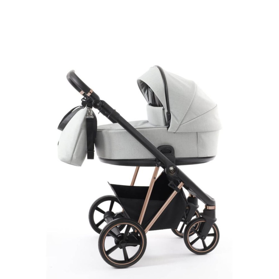 Prams & Pushchairs BabyStyle | Babystyle Prestige Vogue 8 Piece Bundle - Flint Grey With Copper Chass