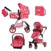 Nursery & Home Cosatto Dolls Prams | Cosatto Giggle Quad Dolls Pram With Car Seat - Fairy Garden