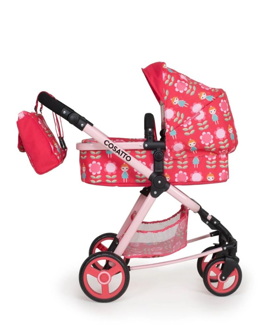 Nursery & Home Cosatto Dolls Prams | Cosatto Giggle Quad Dolls Pram With Car Seat - Fairy Garden