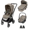 Prams & Pushchairs Maxi-Cosi | Maxi-Cosi Leona Luxe + Pebble 360 Pro Travel System - Twillic Truffle