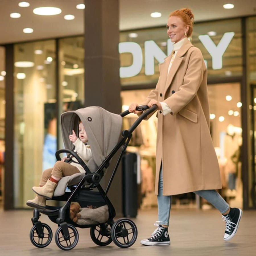 Prams & Pushchairs Maxi-Cosi | Maxi-Cosi Leona Luxe + Pebble 360 Pro Travel System - Twillic Truffle