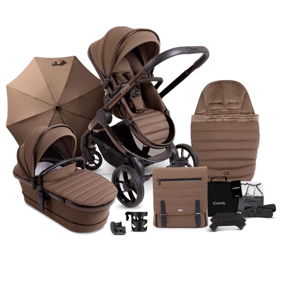 Prams & Pushchairs iCandy | Icandy Peach 7 Pushchair Bundle - Coco