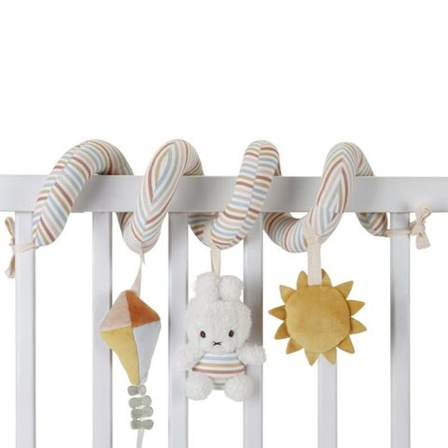 Nursery & Home Little Dutch Soft Toys | Little Dutch X Miffy - Activity Spiral - Sunny Stripes