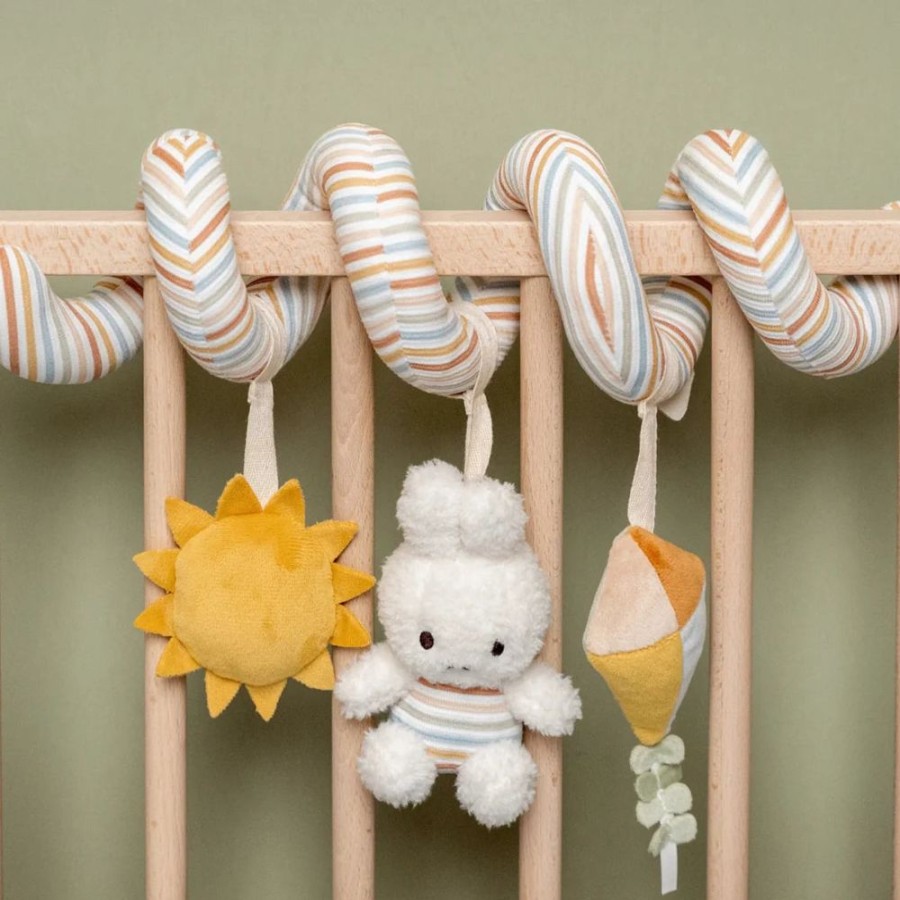 Nursery & Home Little Dutch Soft Toys | Little Dutch X Miffy - Activity Spiral - Sunny Stripes