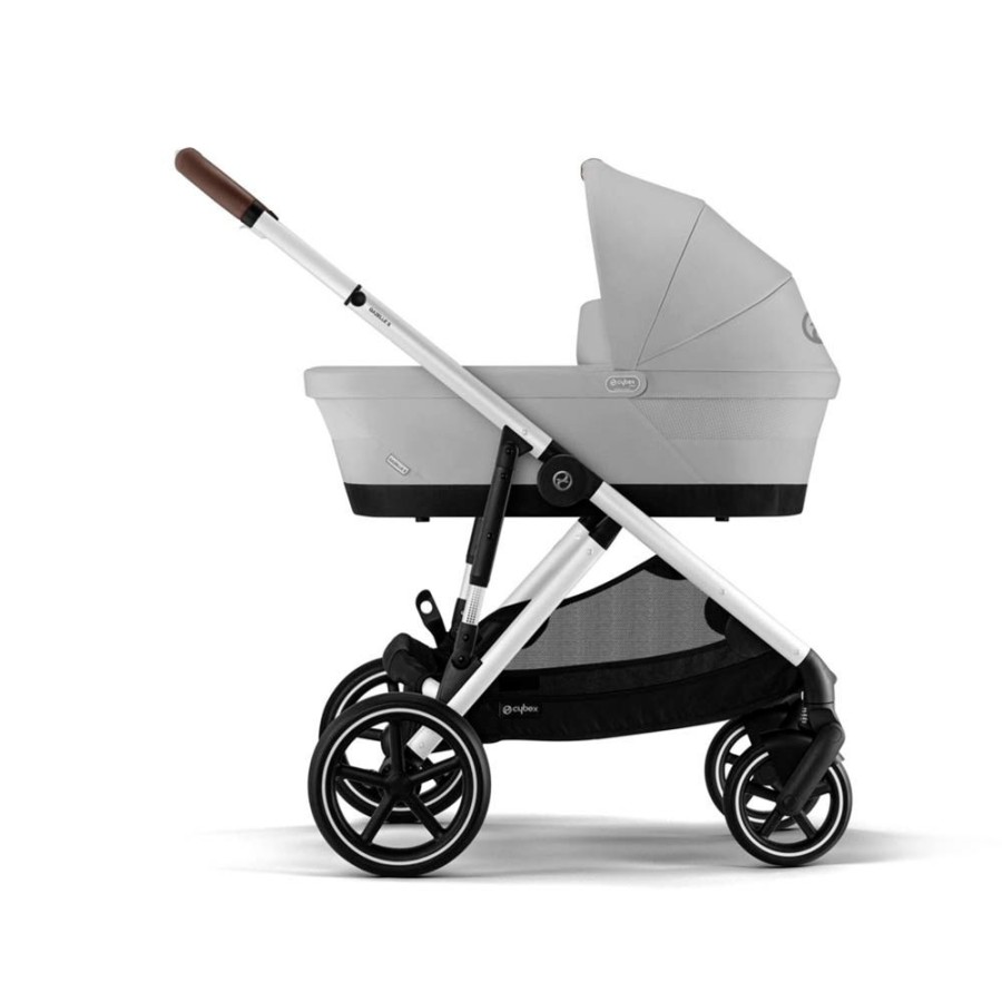 Prams & Pushchairs Cybex | Cybex Gazelle S Black Comfort Aton B2 Bundle - Lava Grey