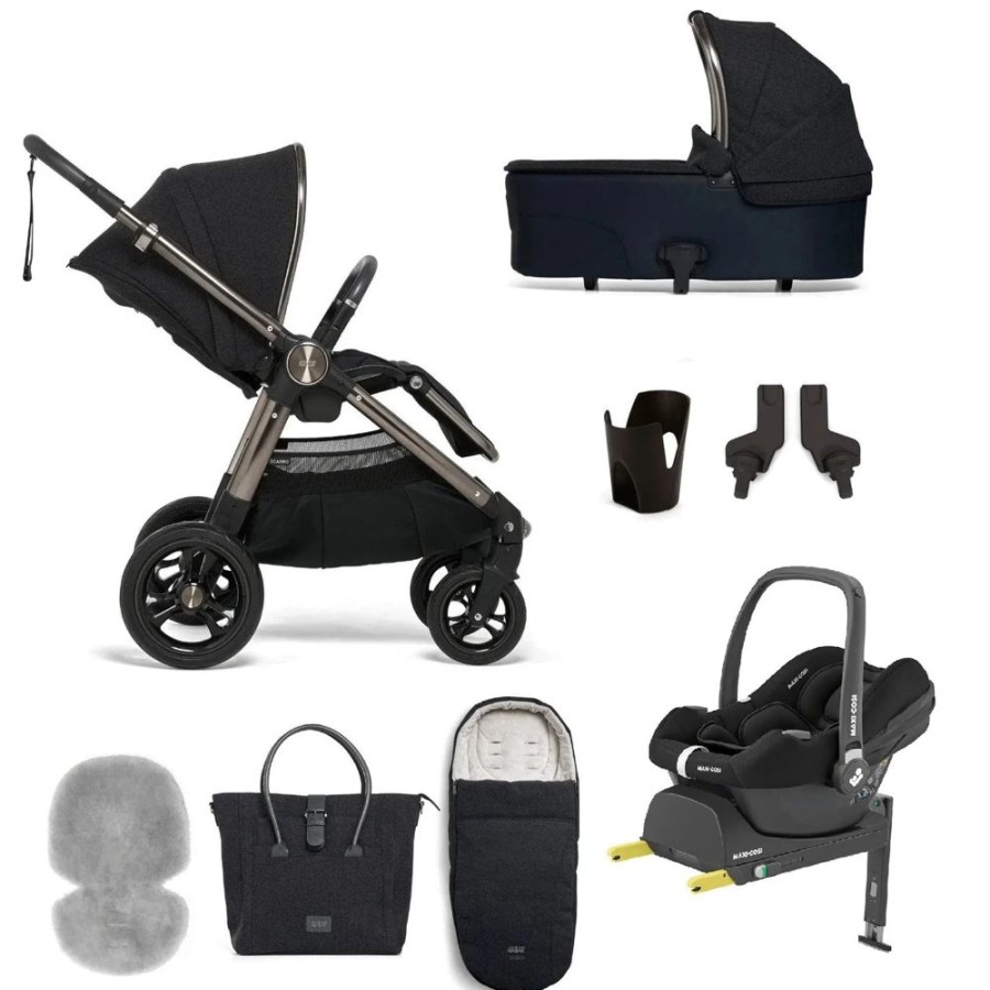 Prams & Pushchairs Millie & Ralph | Mamas & Papas Ocarro 9 Pc Complete Travel Bundle With Maxi-Cosi Cabrio