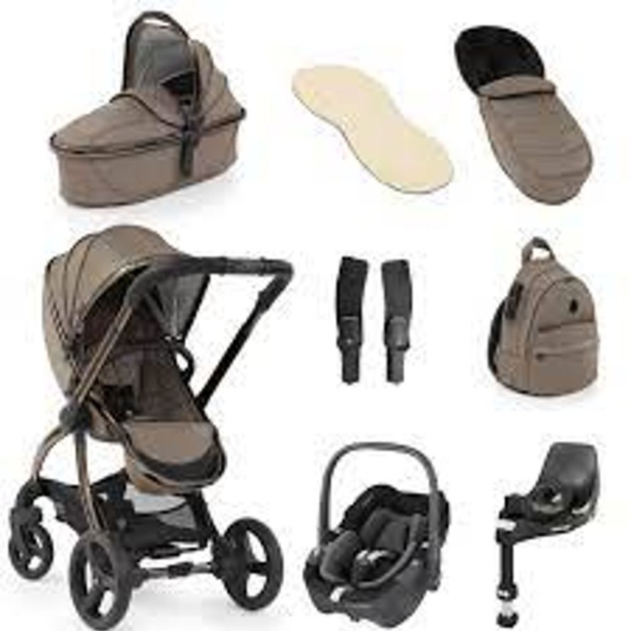 Prams & Pushchairs Egg2 | Egg 2 Luxury Travel Bundle With Maxi-Cosi Pebble 360 Car Seat - Mink