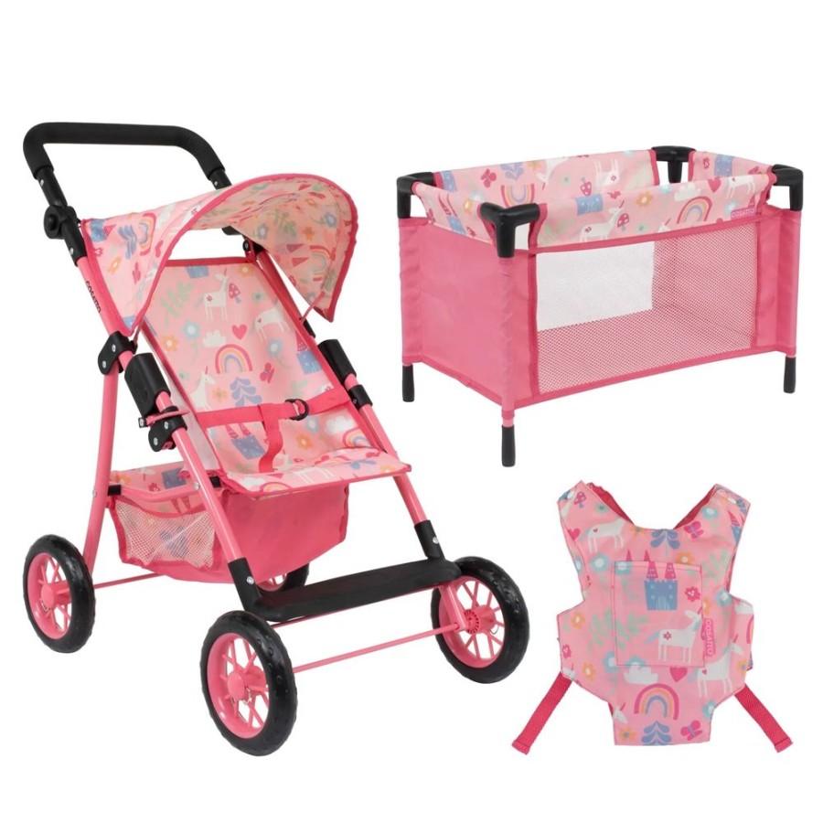 Nursery & Home Cosatto Dolls Prams | Cosatto Little Woo Dolls Pram Travel Set - Unicorn