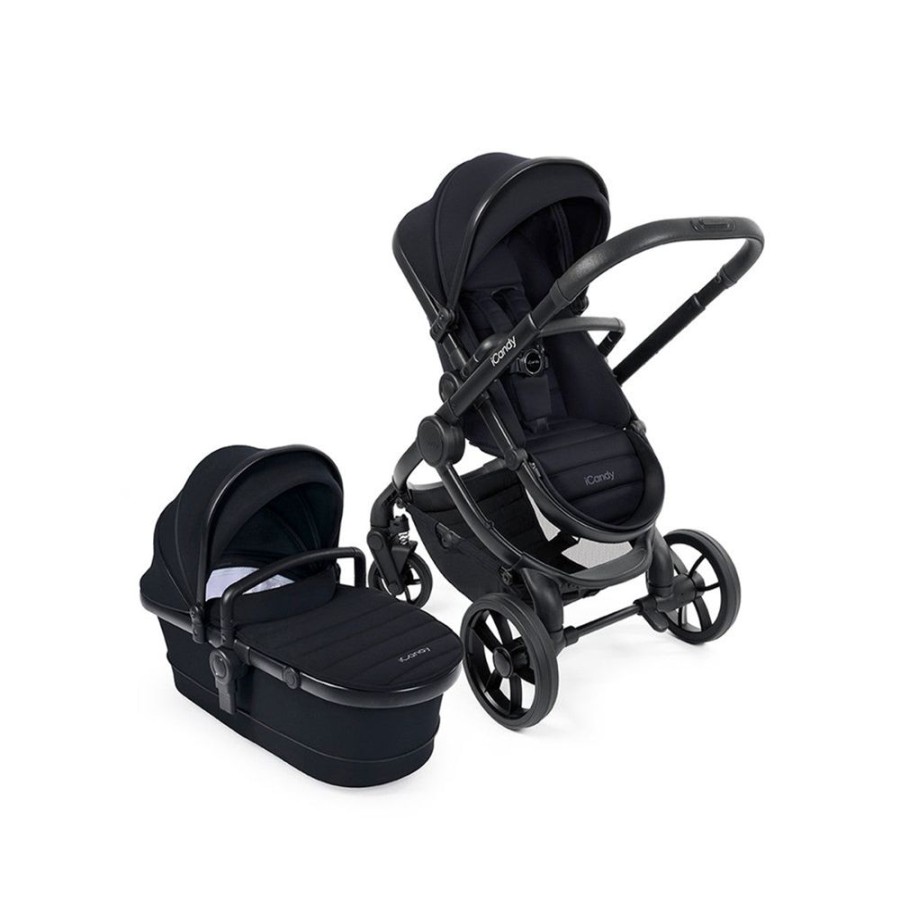 Prams & Pushchairs iCandy | Icandy Peach 7 Travel Bundle With Pebble 360 Pro & Base - Black Editio