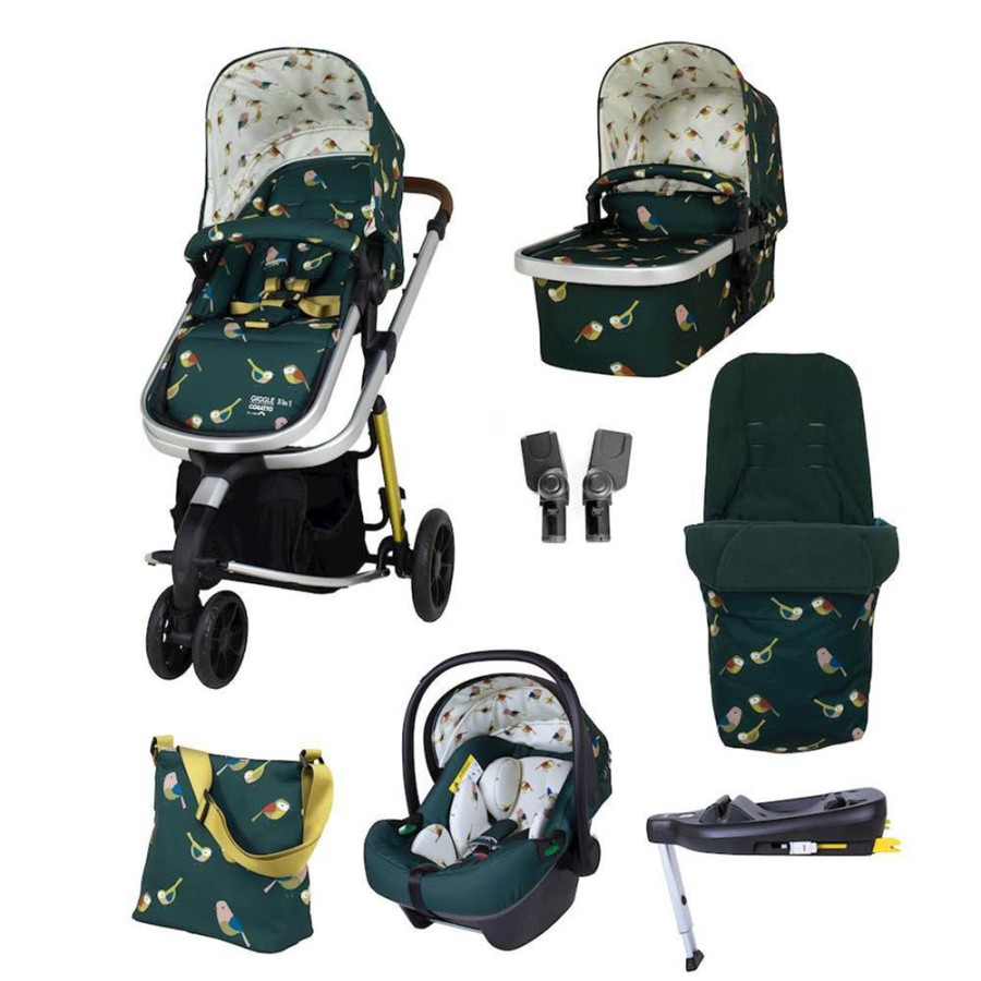 Prams & Pushchairs Cosatto | Cosatto Giggle 3 In 1 I-Size Everything Bundle - Birdland