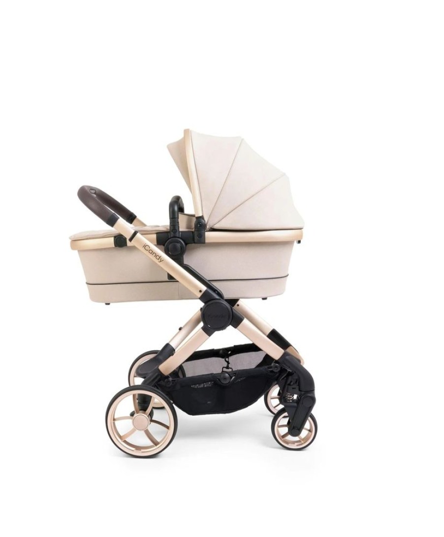 Prams & Pushchairs iCandy | Icandy Peach 7 Double Pushchair Bundle - Biscotti