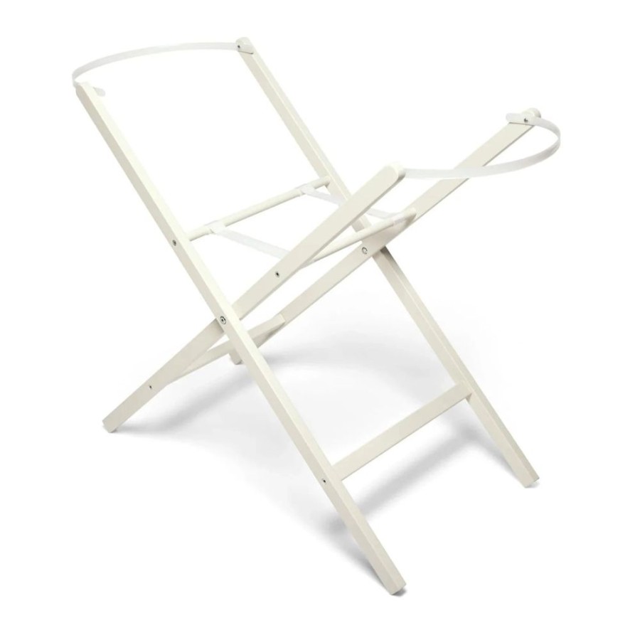 Nursery & Home Mamas & Papas Moses Baskets & Bedside Cribs | Mamas & Papas Classic Moses Basket Stand - Pure White