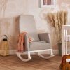 Nursery & Home Obaby Nursing Chairs | Obaby High Back Rocking Chair ‚Ai Stone