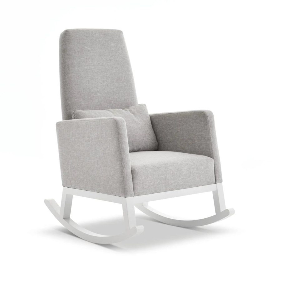 Nursery & Home Obaby Nursing Chairs | Obaby High Back Rocking Chair ‚Ai Stone