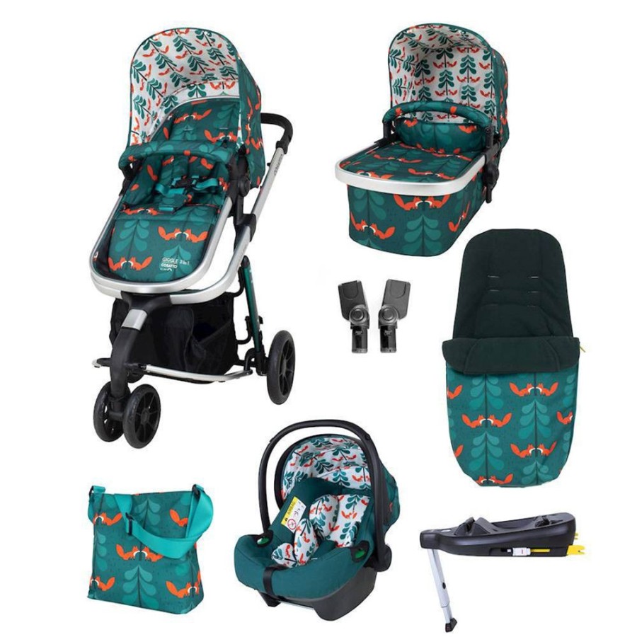 Prams & Pushchairs Cosatto | Cosatto Giggle 3 In 1 I-Size Everything Bundle - Fox Friends