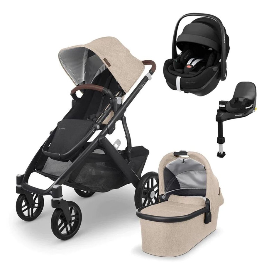 Prams & Pushchairs UPPAbaby | Uppababy Vista V2 Travel System With Maxi-Cosi Pebble 360 Pro - Liam