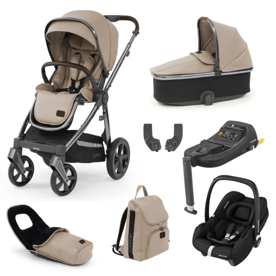 Prams & Pushchairs BabyStyle | Oyster 3 Luxury 7 Pc Travel System Bundle With Maxi-Cosi Cabriofix Car