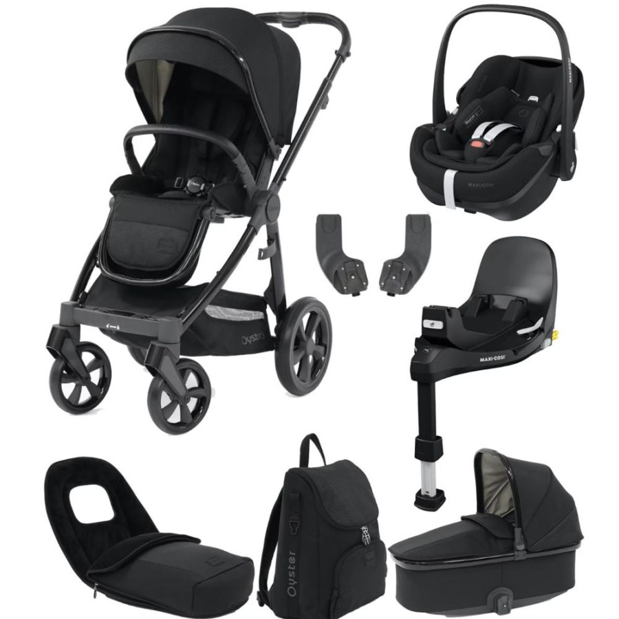 Prams & Pushchairs BabyStyle | Oyster 3 Luxury 7 Pc Travel System Bundle With Maxi-Cosi Pebble 360 Pr