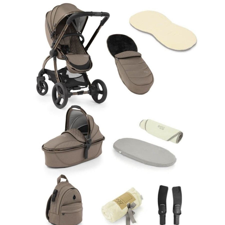 Prams & Pushchairs Egg2 | Egg 2 Snuggle Package 9 Piece Bundle - Mink