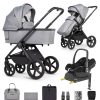 Prams & Pushchairs Venicci | Venicci Upline 3-In-1 Travel System Bundle With Maxi-Cosi Cabriofix I-