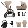 Prams & Pushchairs Millie & Ralph | Mamas & Papas Strada 8 Pc Complete Travel Bundle With Maxi Cosi Pebble