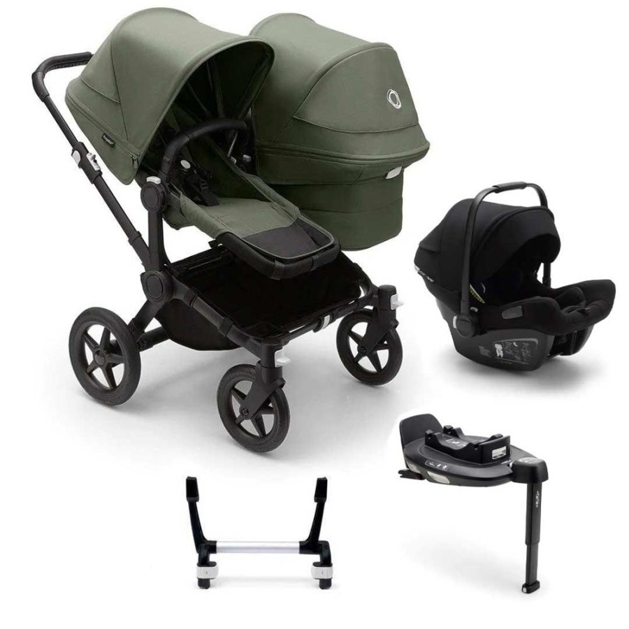 Prams & Pushchairs Bugaboo | Bugaboo Donkey 5 Duo Pushchair Travel System Bundle With Turtle Car Se