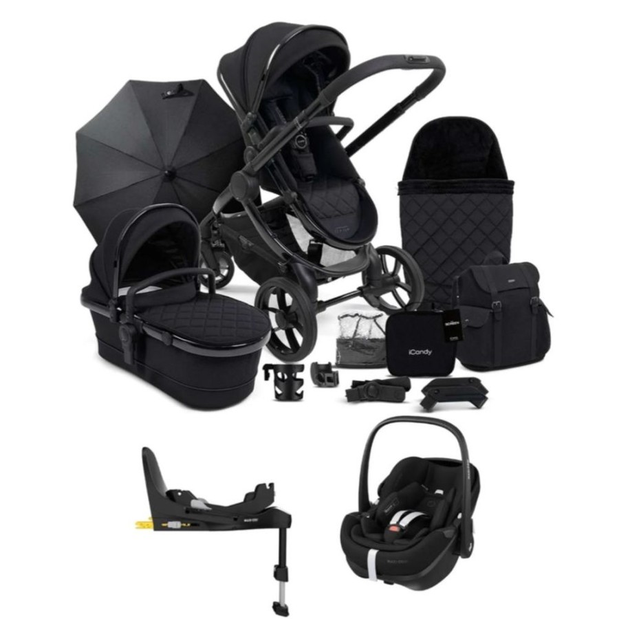 Prams & Pushchairs iCandy | Icandy Peach 7 Travel Bundle With Pebble 360 Pro & Base - Cerium