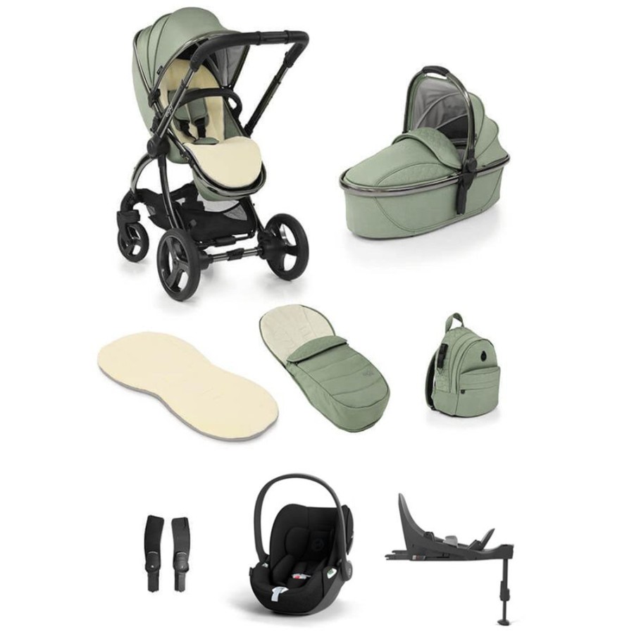 Prams & Pushchairs Egg2 | Egg 2 Luxury Travel Bundle With Cloud T I-Size - Seagrass