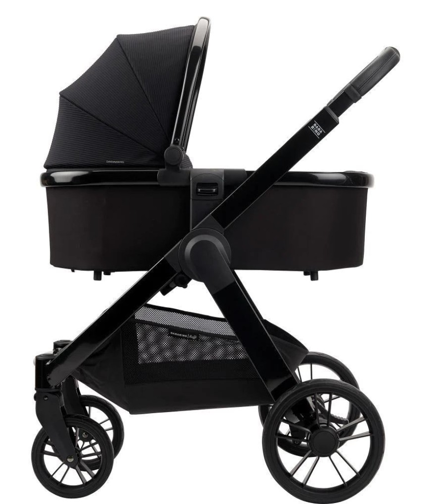 Prams & Pushchairs Bababing | Bababing Raffi 2 In 1 - Gloss Black