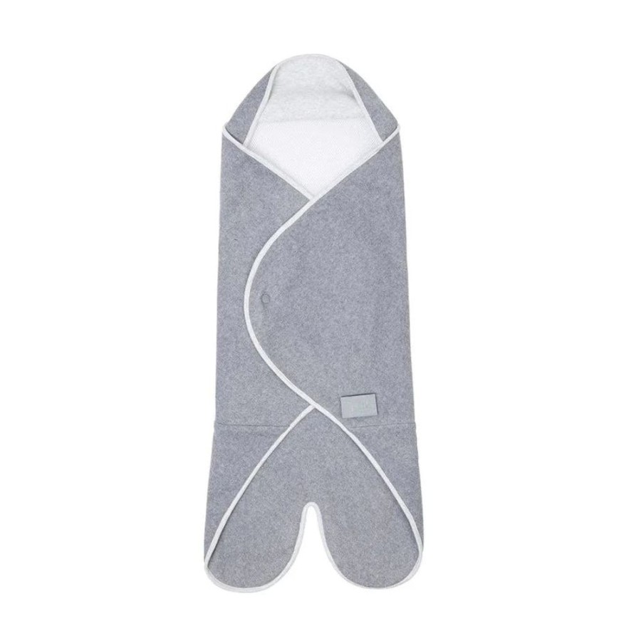 Nursery & Home Millie & Ralph Blankets | Purflo Cosy Wrap Travel Blanket 0-9 Months - Minimal Grey