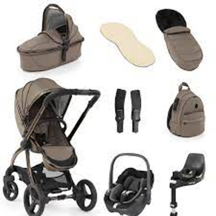 Prams & Pushchairs Egg2 | Egg 2 Luxury Travel Bundle With Maxi-Cosi Pebble 360 Car Seat - Mink