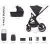 Prams & Pushchairs Venicci | Venicci Tinum Edge Se 2 In 1 Pram Package - Raven