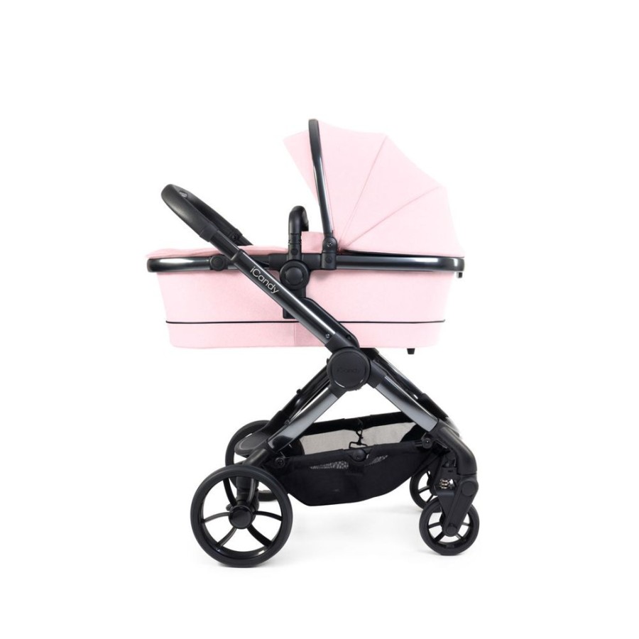 Prams & Pushchairs iCandy | Icandy Peach 7 Pushchair & Carrycot - Phantom/Blush Pink