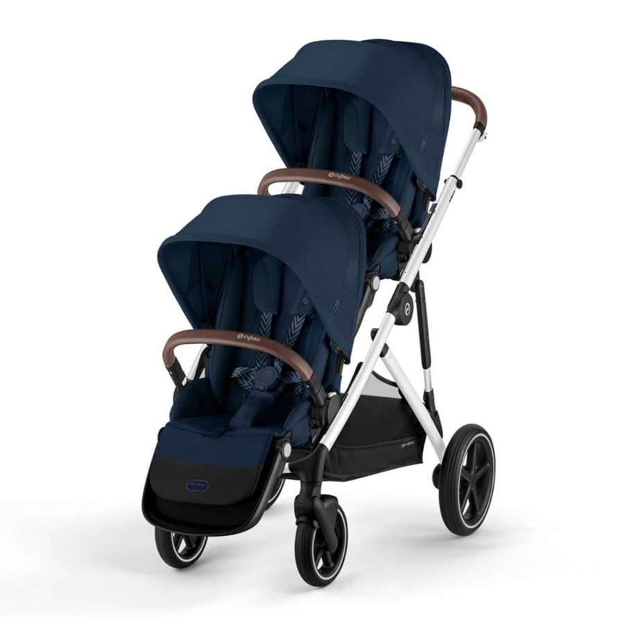 Prams & Pushchairs Cybex | Cybex Gazelle S Twin - Ocean Blue