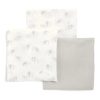 Nursery & Home Millie & Ralph Gifts | Mamas & Papas Large Elephant Muslin Cloths - 3 Pack