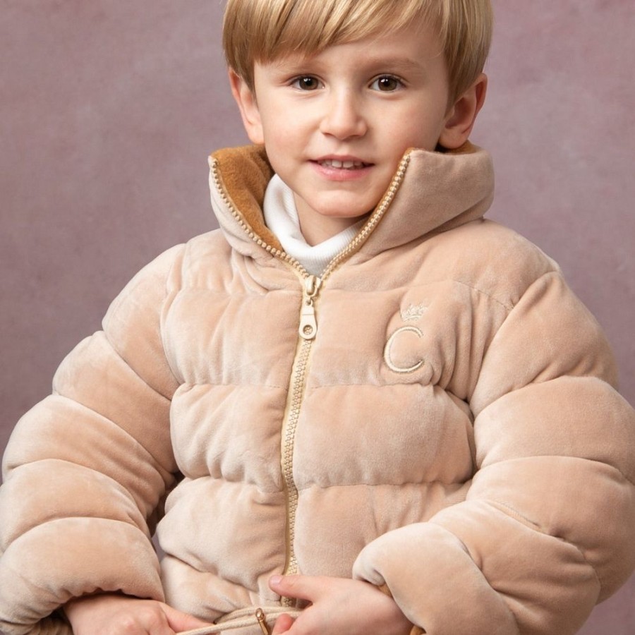 Clothing Caramelo Jackets, Coats & Pramsuits | Mink Velour Puffer Jacket