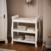 Nursery & Home Obaby Dressers | Obaby Stamford Sleigh Open Changing Drawers - White