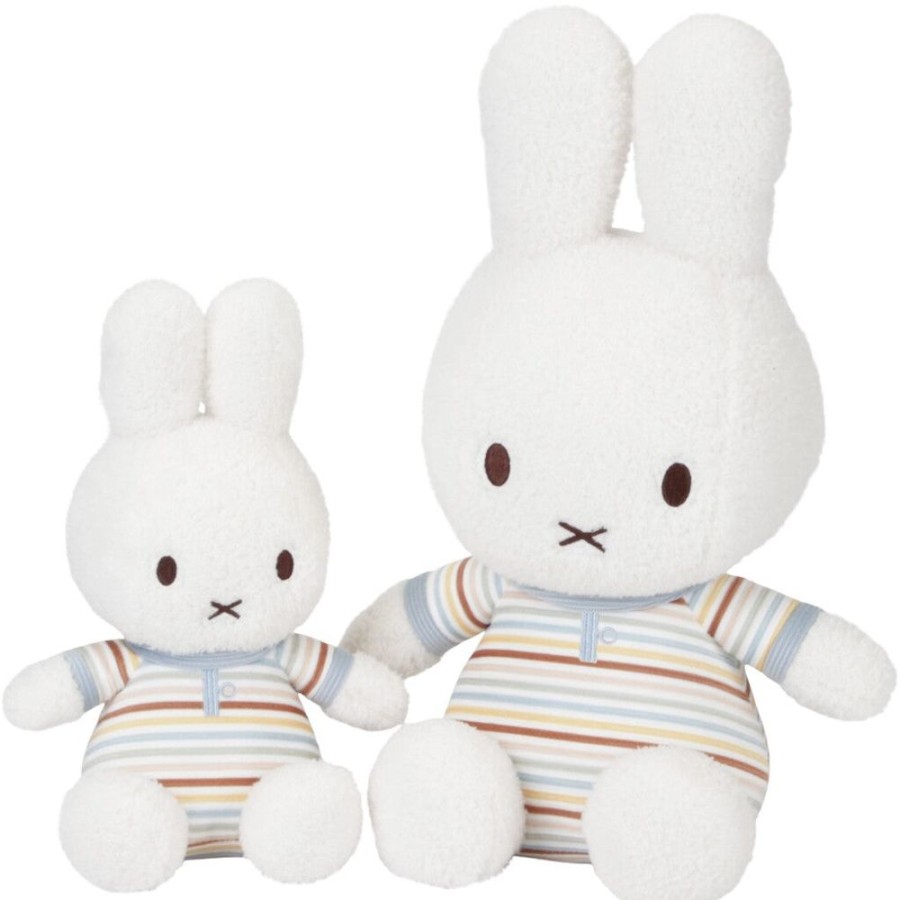 Nursery & Home Little Dutch Baby Playtime | Little Dutch X Miffy Vintage Sunny Stripes Cuddle 60Cm