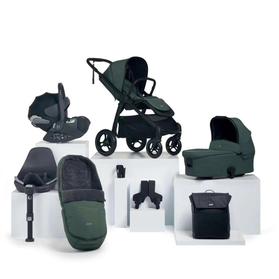 Prams & Pushchairs Millie & Ralph | Mamas & Papas Ocarro Complete Bundle With Cybex Cloud T Car Seat & Bas