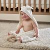 Personalised Mamas & Papas | Mamas & Papas 'Welcome To The World Seedling' Seed Hooded Towel - Whit