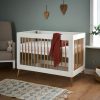 Nursery & Home Obaby Cots & Cotbeds | Obaby Maya Mini Cot Bed - White Natural