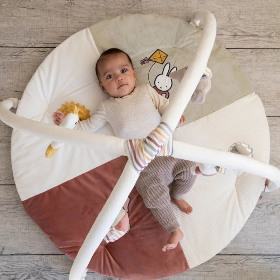 Nursery & Home Little Dutch Baby Playtime | Little Dutch X Miffy Play Mat- Fluffy Pink