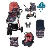 Prams & Pushchairs Cosatto | Cosatto Giggle 2 In 1 I-Size Accessories Bundle - Pretty Flamingo