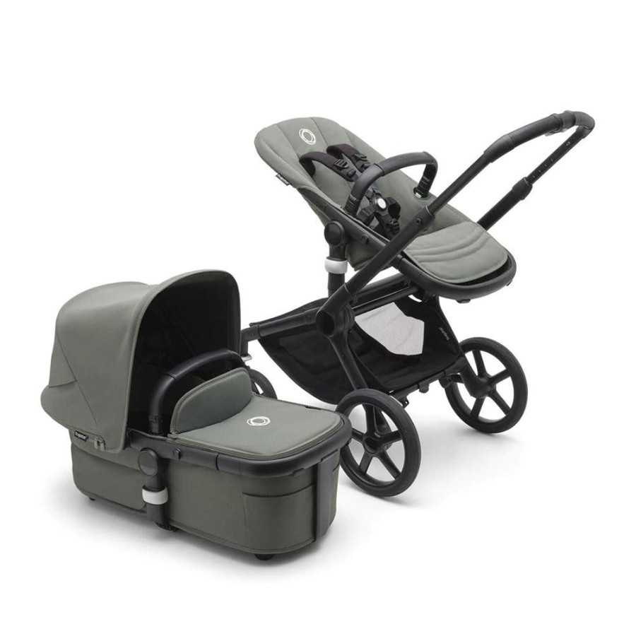 Prams & Pushchairs Bugaboo | Bugaboo Fox 5 Ultimate Travel System Bundle With Turtle Air - Forest G