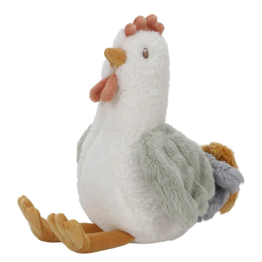 Nursery & Home Little Dutch Soft Toys | Little Dutch Little Farm - Cuddle Chicken - 17Cm