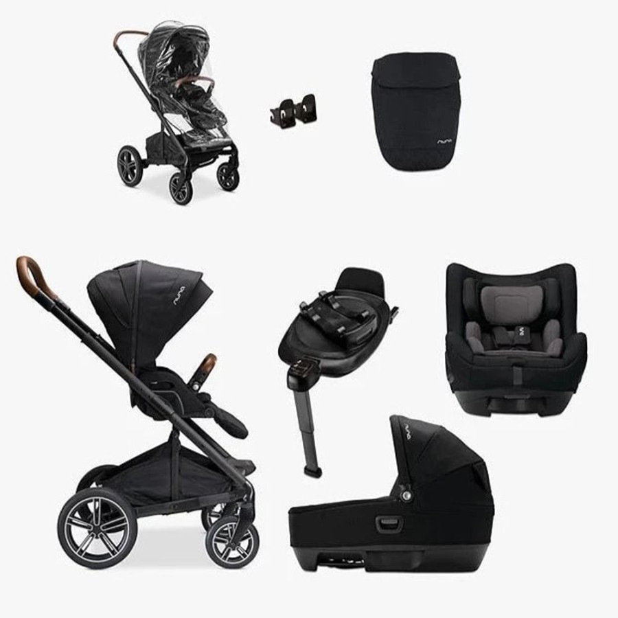 Prams & Pushchairs Nuna | Nuna Mixx Next Pushchair & Cari Next Carrycot & Todl I-Size Car Seat &