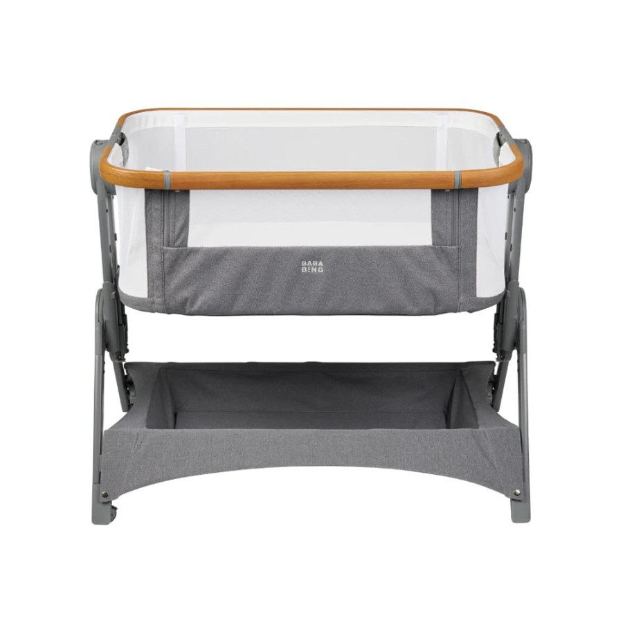 Nursery & Home Bababing Moses Baskets & Bedside Cribs | Bababing Bedside & Travel Crib + 2 Pack Fitted Sheets Bundle