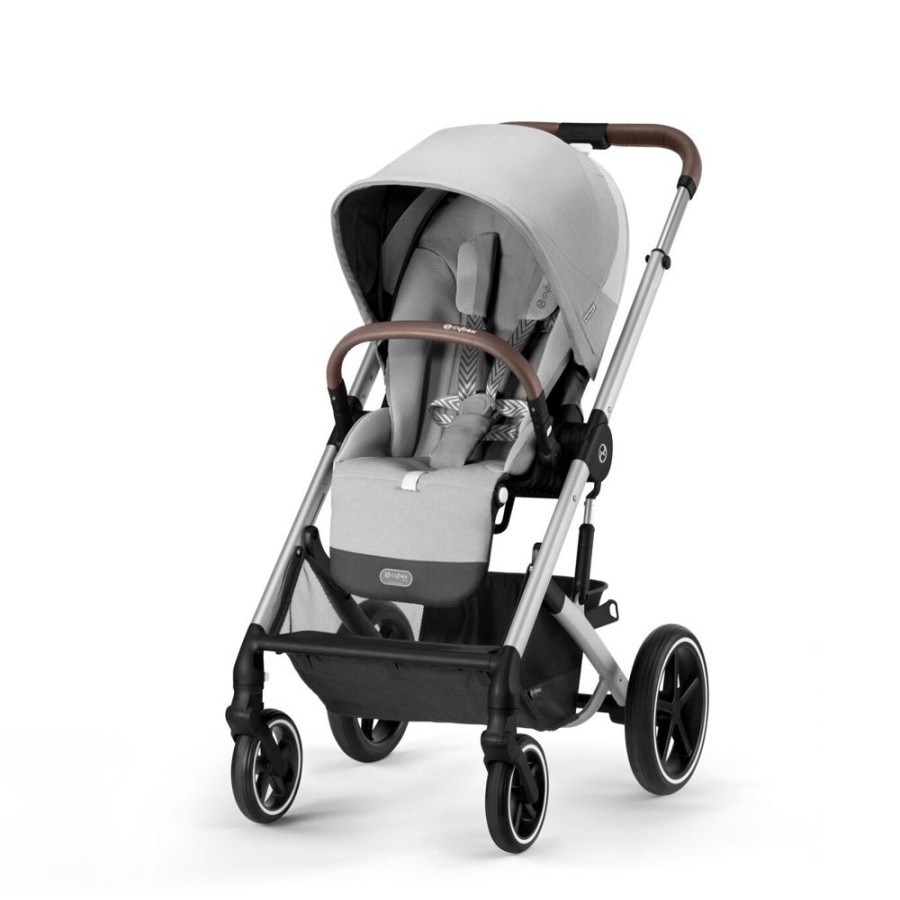 Prams & Pushchairs Cybex | Cybex Balios S Lux Essential Bundle - Lava Grey